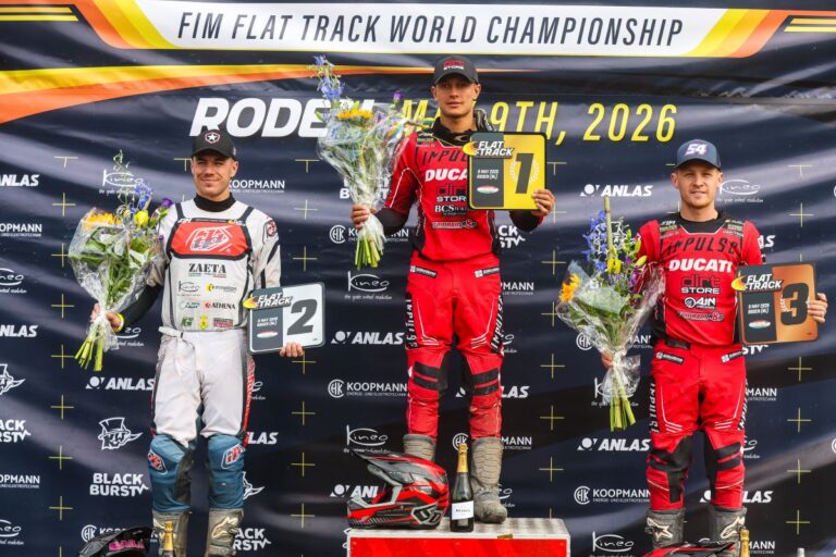 Boughen e Ducati shock: debutto vincente nel Mondiale Flat Track