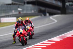 Joan Mir in pista con la Honda HRC Castrol al GP di Catalunya