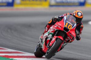 Joan Mir e la Honda RC213V del team HRC Castrol al GP di Catalunya