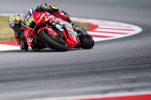 Joan Mir con il team Honda HRC Castrol al GP di Catalunya MotoGP