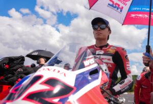 CBR1000RR-R del team Honda HRC nel weekend WorldSBK a Most