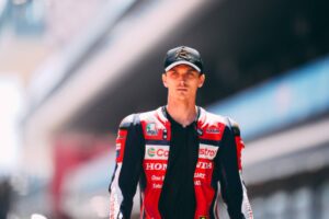 Moto Honda RC213V del team HRC Castrol al GP di Catalogna