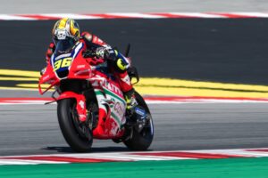 RC213V del team Honda HRC Castrol durante la Sprint race GP Catalogna