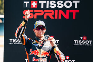 Pedro Acosta con la KTM RC16 al Circuit de Barcelona-Catalunya durante la Sprint del GP di Catalogna