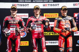 Pneumatici Pirelli di gamma SC0 e D0922 impiegati nel Mondiale Superbike a Most
