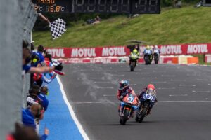 Nicolo Bulega per Aruba.it Racing durante il Round ceco del WorldSBK a Most