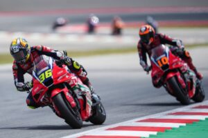 Joan Mir e Luca Marini, piloti Honda HRC Castrol al GP di Catalogna MotoGP 2026