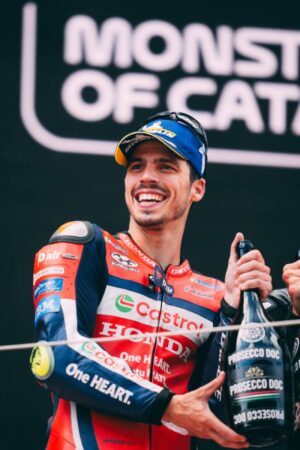 Moto Honda HRC Castrol al GP di Catalogna MotoGP 2026