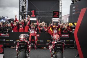 Ducati Panigale V4 R del team Aruba.it Racing a Most nel round WorldSBK 2026