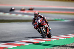 Francesco Bagnaia terzo classificato al GP di Catalunya MotoGP con la Ducati Lenovo Team