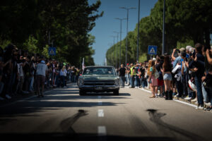Partecipanti al raduno della Biker Fest International a Lignano