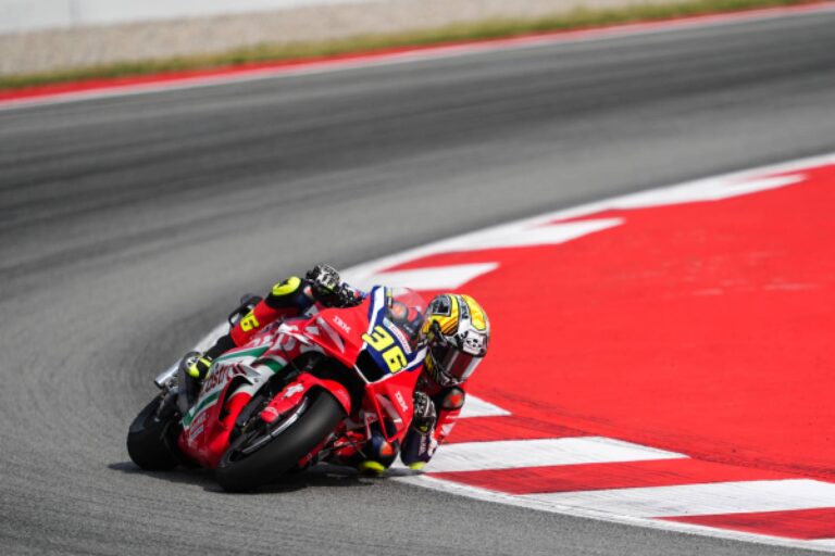 Honda HRC Castrol, test di Barcellona sotto la pioggia per Marini e Mir