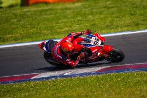CBR1000RR-R Honda HRC durante i test a Misano