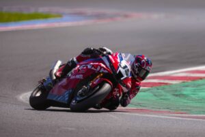 CBR1000RR-R della Honda HRC in prova a Misano durante i test del team