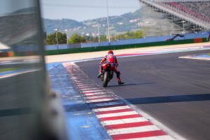 CBR1000RR-R del team Honda HRC nei test di Misano