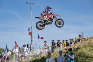 Jeffrey Herlings in qualifica al MXGP Francia con la Honda HRC PETRONAS