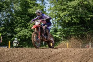 Jeffrey Herlings in qualifica al MXGP di Francia con la Honda HRC PETRONAS