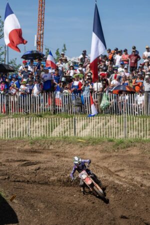 Jeffrey Herlings con la squadra Honda HRC PETRONAS durante il weekend del MXGP di Francia