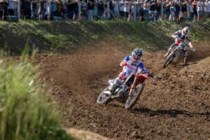 Jeffrey Herlings durante la qualifica del MXGP di Francia con Honda HRC PETRONAS
