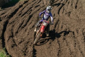 Jeffrey Herlings con la Honda HRC PETRONAS dopo la qualifica del MXGP di Francia
