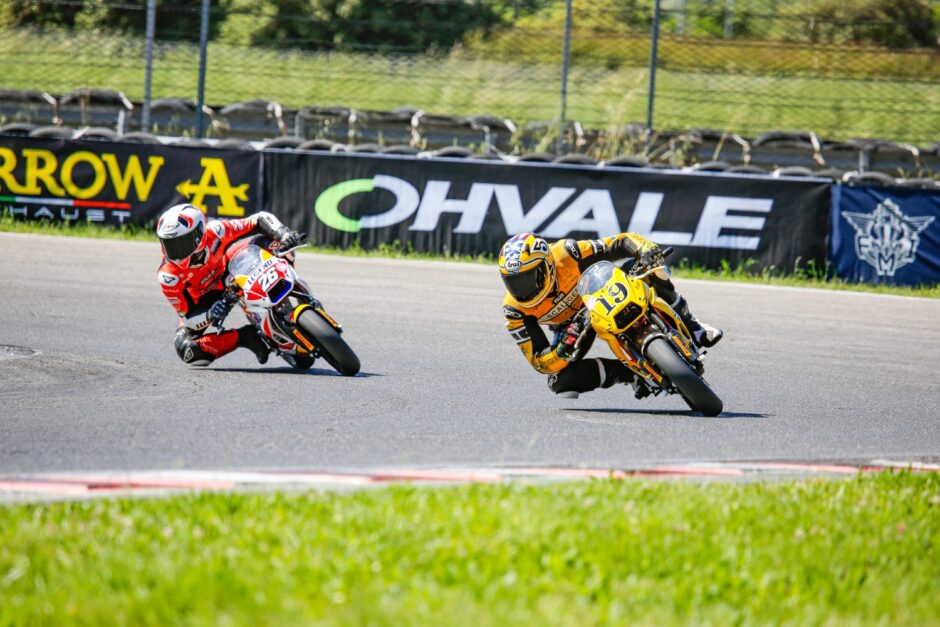 Piloti junior in lotta sulle Ohvale durante il Round 1 del CIV Junior 2026 a Magione