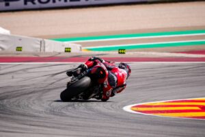 CBR1000RR-R del team Honda HRC in prova al MotorLand Aragon durante il weekend WorldSBK