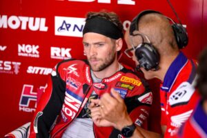 CBR1000RR-R del team Honda HRC impiegata nel round WorldSBK a MotorLand Aragón