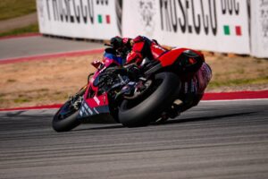 Team Honda HRC al MotorLand Aragón con la CBR1000RR-R durante le prove libere del WorldSBK