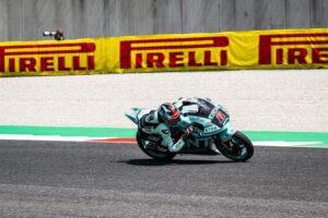 Gomma Pirelli SCX 2026 per Moto2 impiegata nelle qualifiche del Mugello