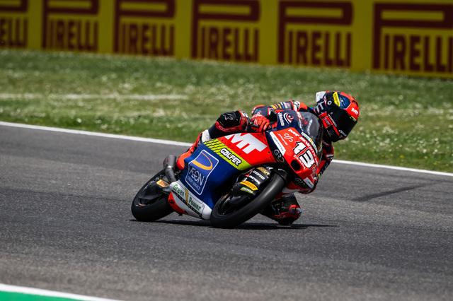 Gomma posteriore Pirelli SCX 2026 per Moto2 impiegata nelle qualifiche del Mugello