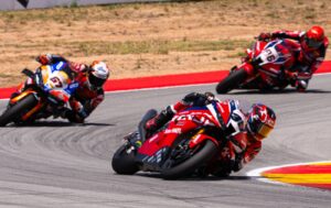 Team Honda HRC al MotorLand Aragón durante il Round WorldSBK 2026