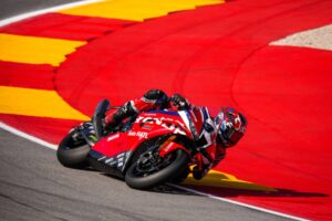 Team Honda HRC a MotorLand Aragón durante il Round WorldSBK 2026
