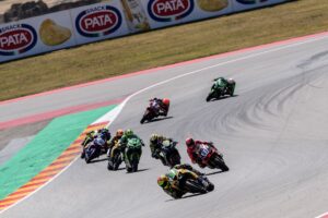 Nicolo Bulega su Ducati Aruba.it Racing al MotorLand Aragon, autore di pole e vittoria