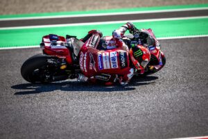 Marc Marquez con la Ducati Lenovo Team al Mugello nella Sprint MotoGP
