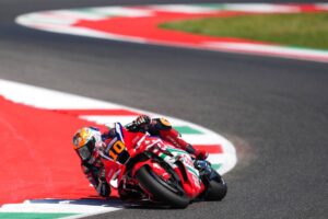 Honda HRC Castrol RC213V al Mugello durante il weekend di Sprint MotoGP