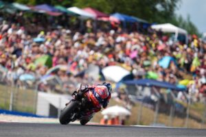 Honda RC213V del team HRC Castrol al Mugello durante la Sprint MotoGP