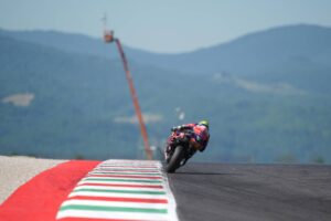 Honda RC213V del team HRC Castrol al Mugello durante il weekend di gara