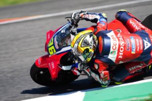 Luca Marini con la Honda RC213V del team HRC Castrol al Mugello