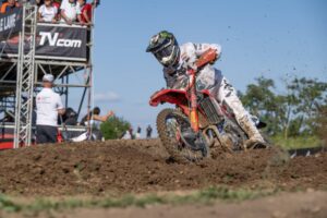 Jeffrey Herlings del team Honda HRC PETRONAS al MXGP di Germania a Teutschenthal