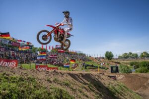 Team Honda HRC PETRONAS in pista a Teutschenthal per le qualifiche del MXGP di Germania