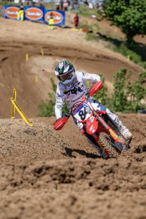 Pilota Honda HRC PETRONAS durante le qualifiche del MXGP di Germania