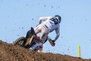 Team Honda HRC PETRONAS a Teutschenthal in occasione del MXGP di Germania, preparativi per le manche