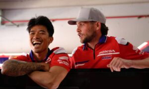 Somkiat Chantra, pilota Honda HRC, al WorldSBK di Aragón