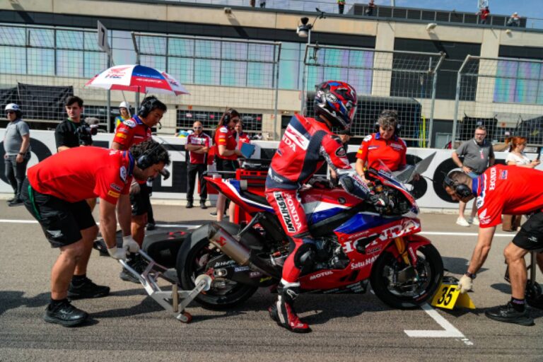 WorldSBK Aragón, Chantra salva il weekend Honda HRC con un punto