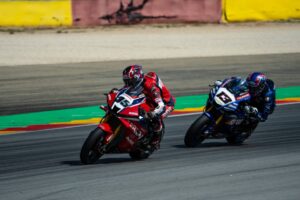 CBR1000RR-R del team Honda HRC a MotorLand Aragón nel round WorldSBK