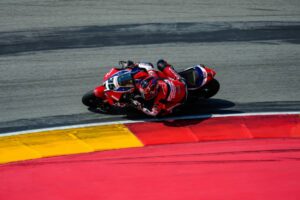 CBR1000RR-R del team Honda HRC durante il round WorldSBK a MotorLand Aragón