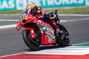 Pilota Honda HRC Castrol su RC213V al Mugello nel GP d'Italia 2026