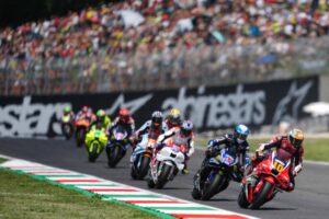 RC213V del team Honda HRC Castrol al Mugello, impiego nei test e nello sviluppo in gara