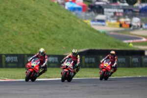 RC213V del team Honda HRC Castrol al Mugello con Joan Mir e Luca Marini