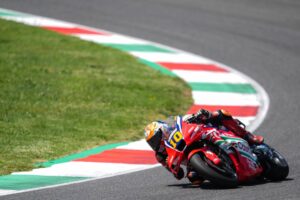 RC213V del team Honda HRC Castrol al Mugello, utile per la raccolta dati e lo sviluppo